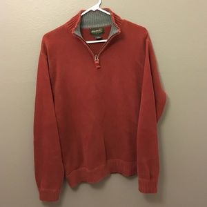 Marked down! Eddie Bauer 100% Cotton half-zip