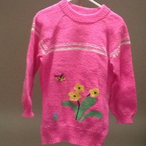 Hand knitted sweater