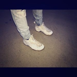 All white foamposites