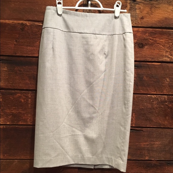 🔥Sale! Light Gray Pencil Skirt