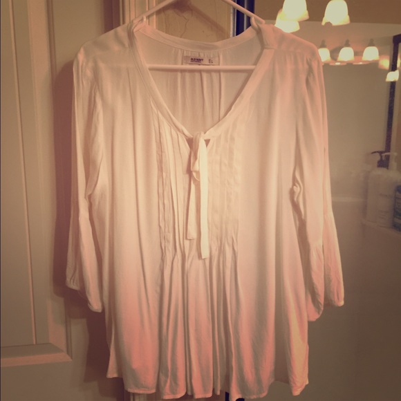 Women's Cream Sheer Blouse
