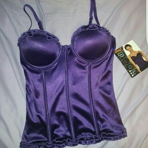 Purple costume corset