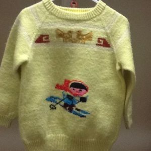 Boy 4years old hand knitted sweater