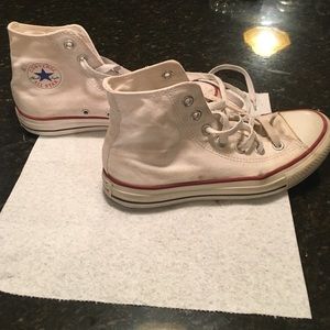 White chuck Taylor converse