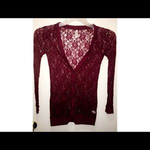 XS lace cardigan