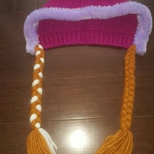Frozen Disney Anna Crochet winter hat