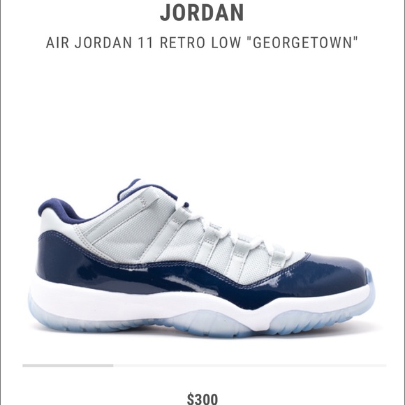 Jordan 11 low Georgetown - Picture 2 of 2