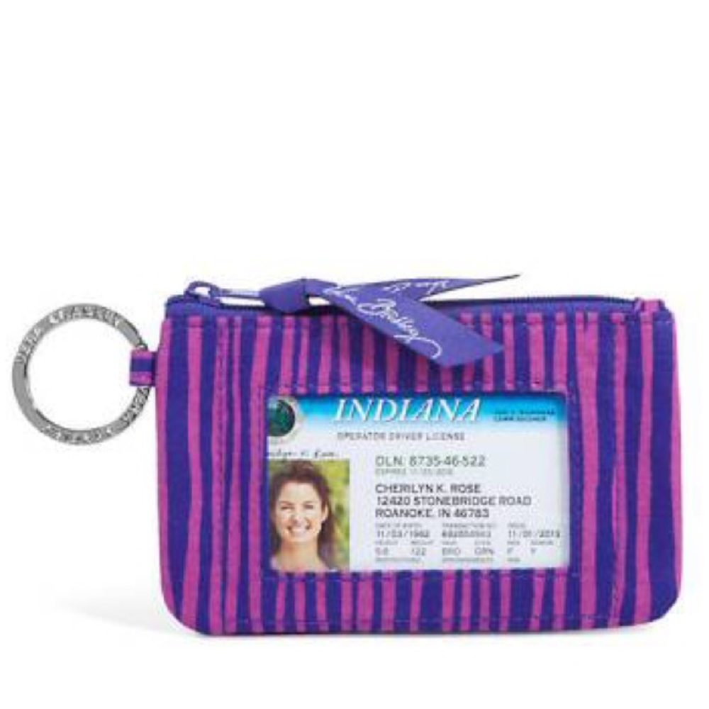 Vera Bradley Zip ID Case "Impressionista"