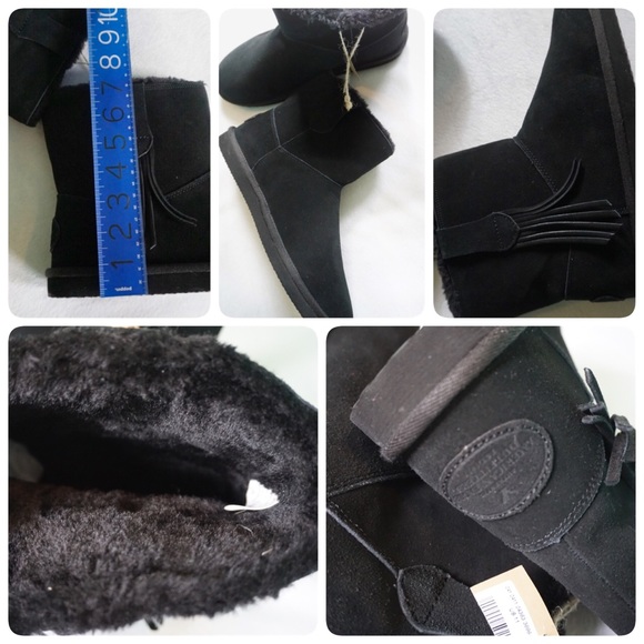 BRAND NEW AEO FRINGE COZY BOOTIE - Picture 2 of 4