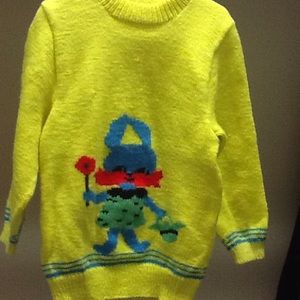Hand knitted sweater