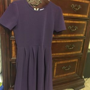 Large purple AMEILA LuLaRoe dress
