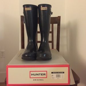 ☔️️Hunter Original Kids Gloss Rain Boots☔️️