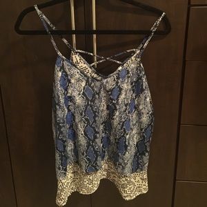 Bar 3 snake skin blouse