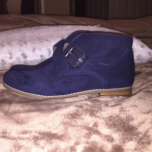 Navy blue boots