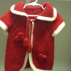 Hand knitted cape