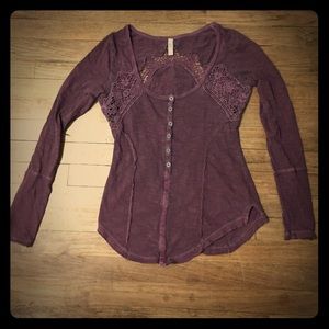 Long sleeve Free People Henley