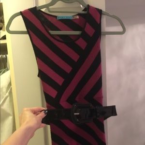 ALICE + OLIVIA wool Belted XS dress