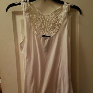Susie Rose white tank top