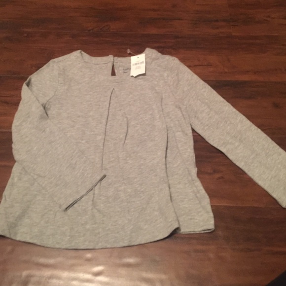 Baby gap gray girls top