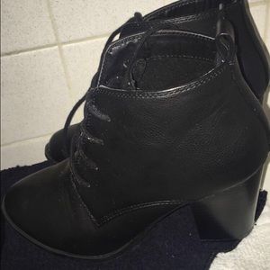 Forever21 leather booties