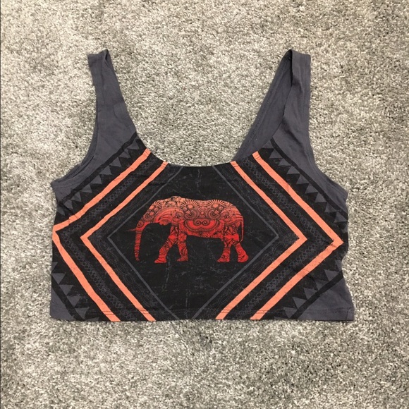 Urban outfitter boho crop top