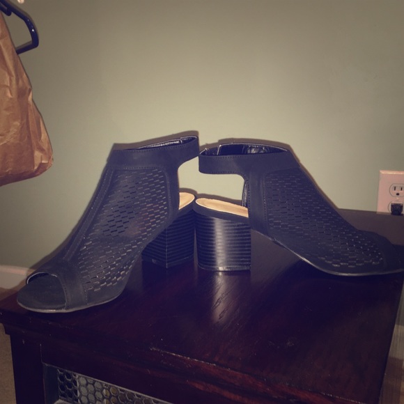 Open toe and open heel booties