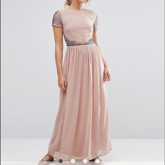 ASOS Dresses & Skirts - Maya cap sleeve maxi dress w/ embellished detail