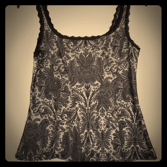 White House Black Market corset tank sz M