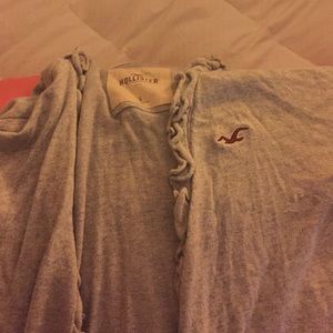 Hollister grey cardigan