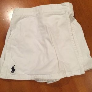 Polo Ralph Lauren White Skort