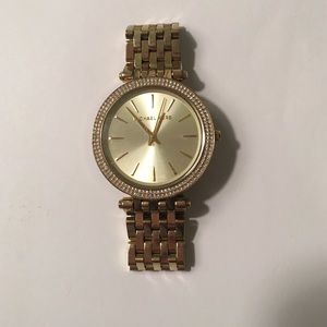 Gold Michael Kors watch - like new