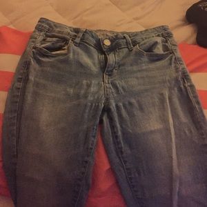 Light wash jeans