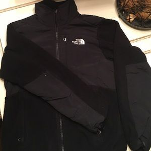 Black north face fleece jacket