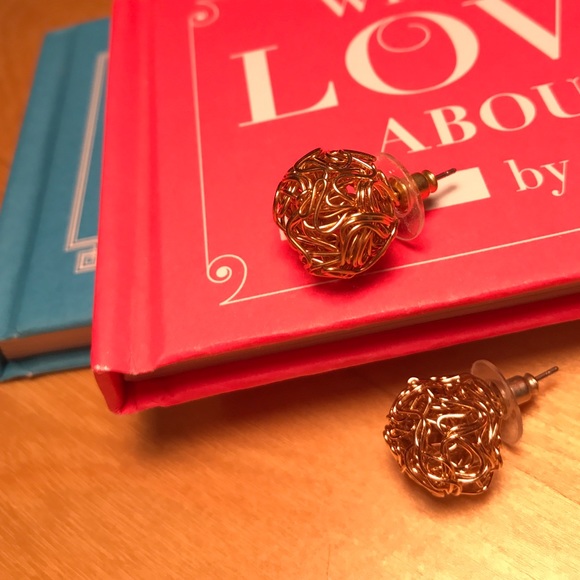 Gold Artisan Earrings