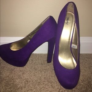 Purple Mossimo Heels Size 9.5