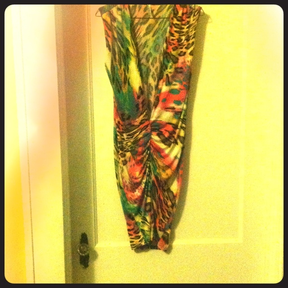 Animal print dress