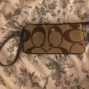 Coach wristlet