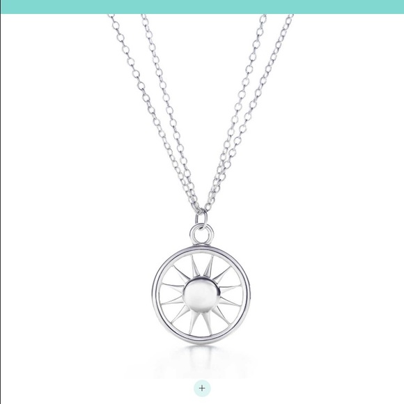 TIFFANY & CO - STERLING SILVER SUN PENDANT