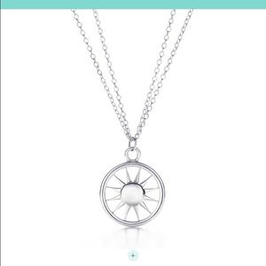 TIFFANY & CO - STERLING SILVER SUN PENDANT