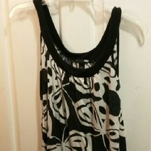H&M flowy butterfly print tank