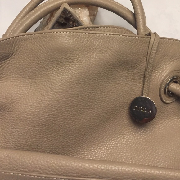 FURLA Beige Leather Shoulder Bag - Picture 3 of 4