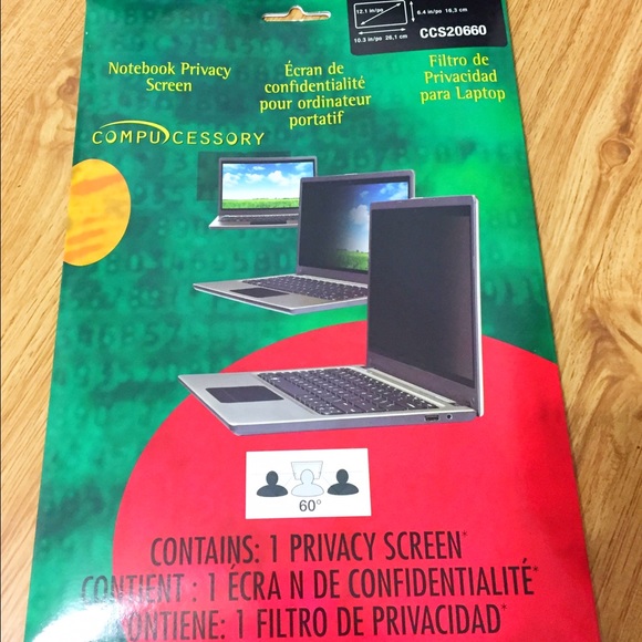 🆕 Compucessory Notebook Privacy Screen 12.1 in