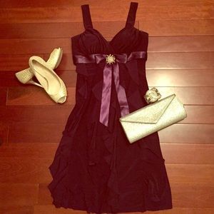 SOLD! $10 or 3/$20 Ruffled Purple Party Dress!