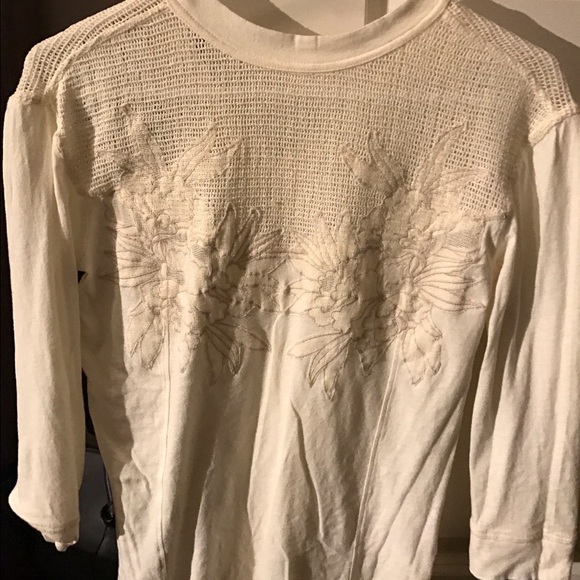 Free people quarter sleeve top - Picture 1 of 2