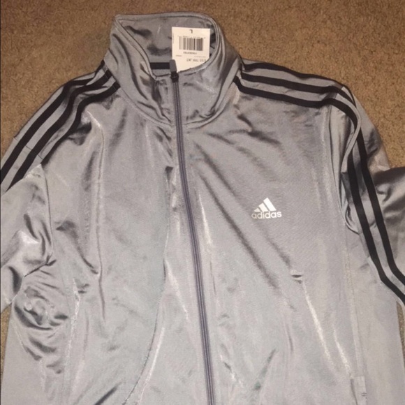 Men's adidas grey & black jacket