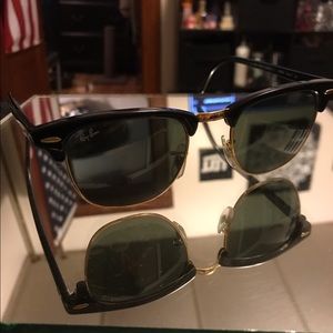 Black/ Gold Ray Bans