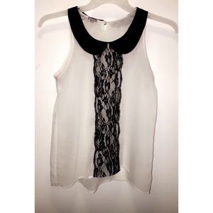 Women's collared tank top