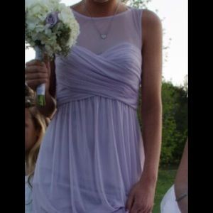 David's bridal dress, iris/ light purple