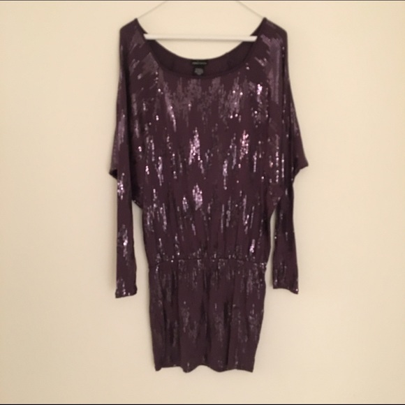 Dark purple sequined dress - Picture 1 of 1