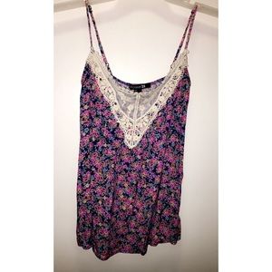 Women's floral tank